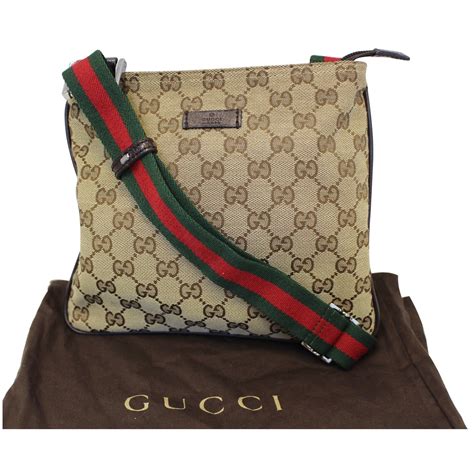 gucci small canvas messenger bag|gucci monogram messenger bag.